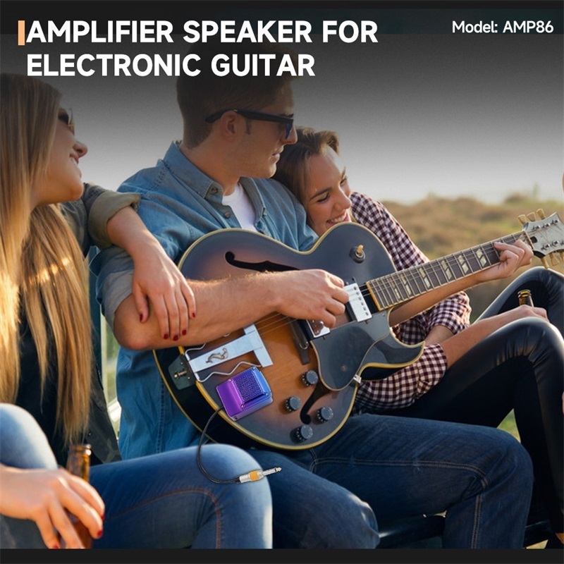 New arrival AMP86 mini 5W Portable Wireless Bluetooths Speaker for Guitar