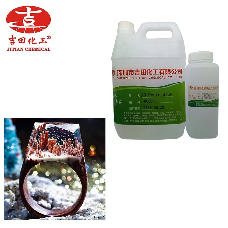 Epoxy resin for wood Chinese factory trade guarantee desktop adhesive for epoxy resin DIY table carpentry