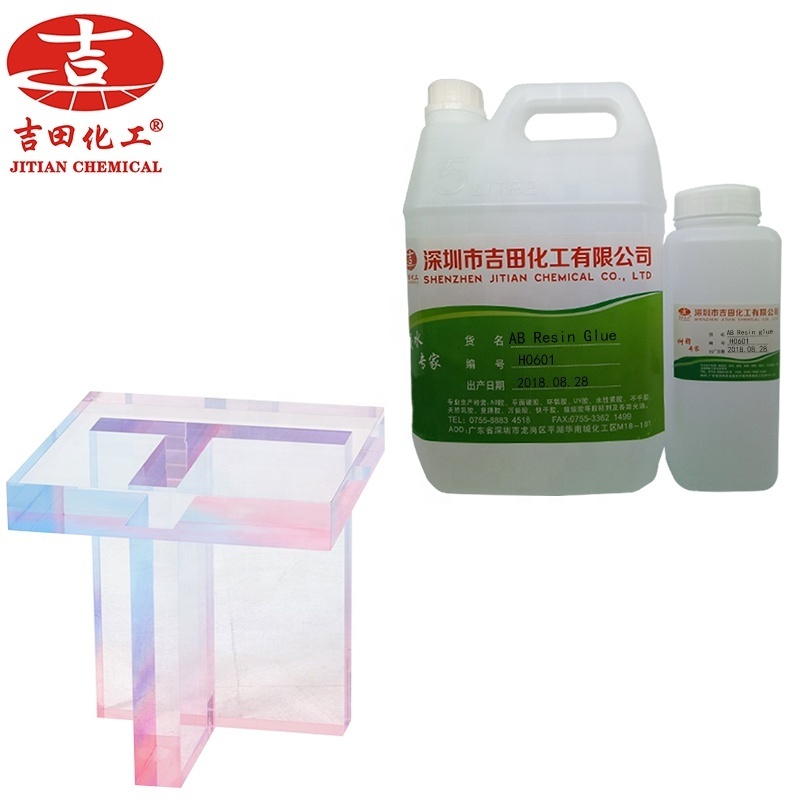 Epoxy resin for wood Chinese factory trade guarantee desktop adhesive for epoxy resin DIY table carpentry