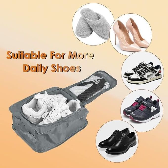 Portable Sneaker Bag Waterproof Breathable Single Travel Boot Rugby Sports Gym Carry Storage Case Foldable Small Shoe Bag