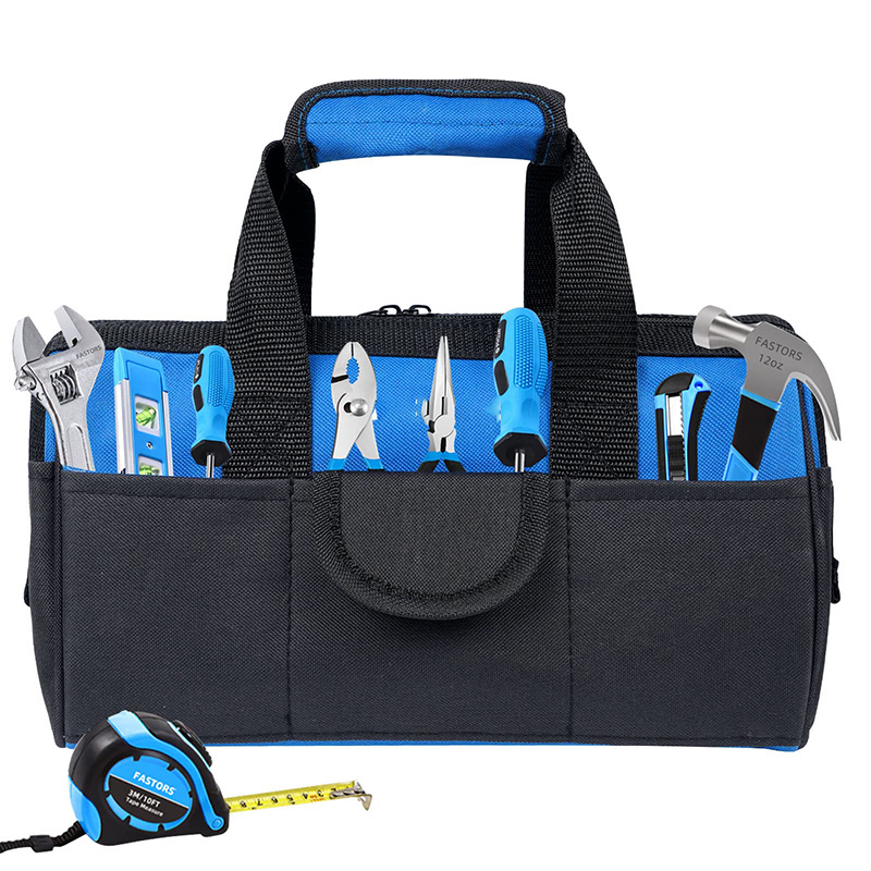 Waterproof Large Storage Multifunctional Heavy Duty Portable Canvas  Tools Tote Bags Zippered Electrician Tool Bag For Tools