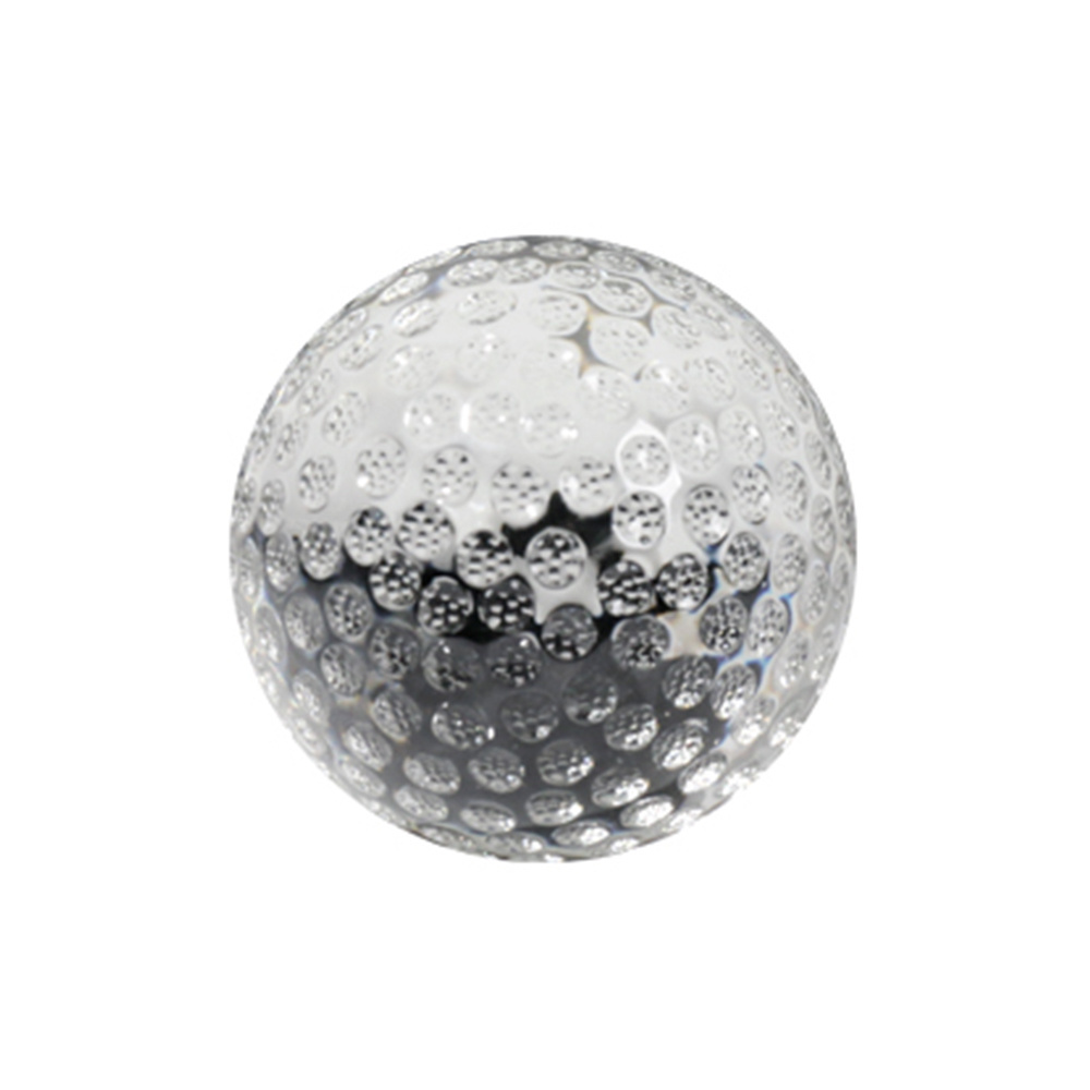 New Style Wholesales Decorative Glass Transparent Cooler Chiller Crystal Golf Glass Ball For Home Bar