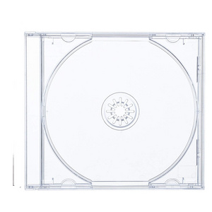 Custom high transparent acrylic CD case DVD set Movie Music VCD ultra thin double DVD protection case