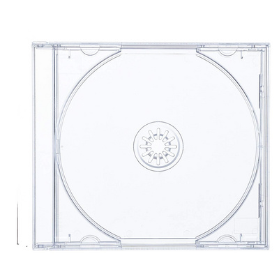 Custom high transparent acrylic CD case DVD set Movie Music VCD ultra thin double DVD protection case