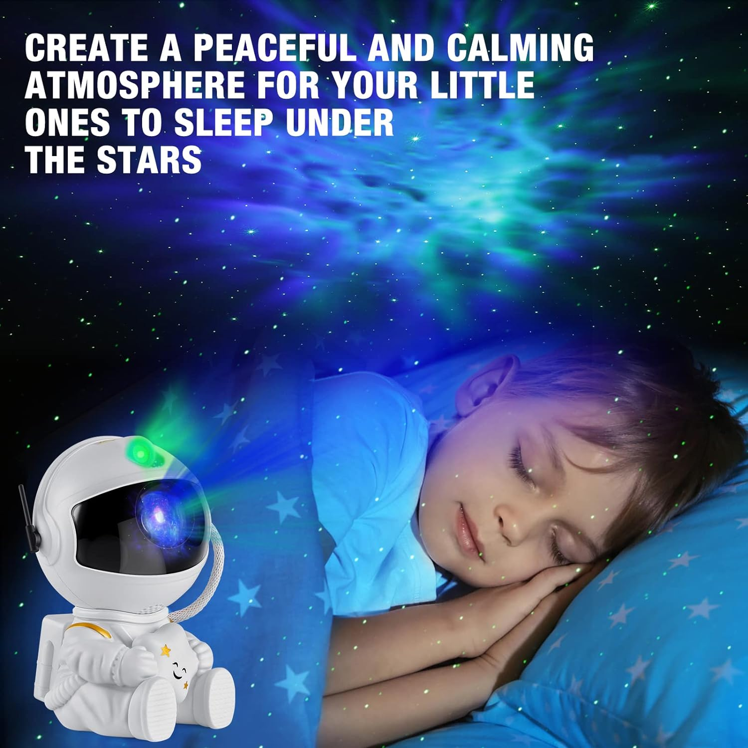 3D Astronaut Character Night Light Novelty Nebula Star Night Lamp Starry Projector Light Cheaper Price Night lights For Kids