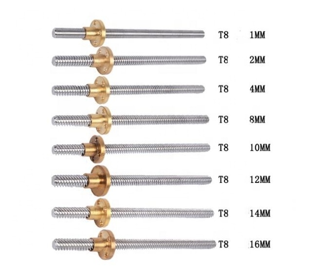 Cfc Steel Tensile Strength Self Reversing Trapezoidal Threaded Lead Ball Screw