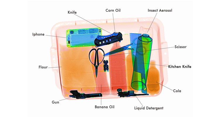 Safeagle Airport Security Equipment 7 Colors Image Luggage Inspection X-ray Baggage Scanner Machine