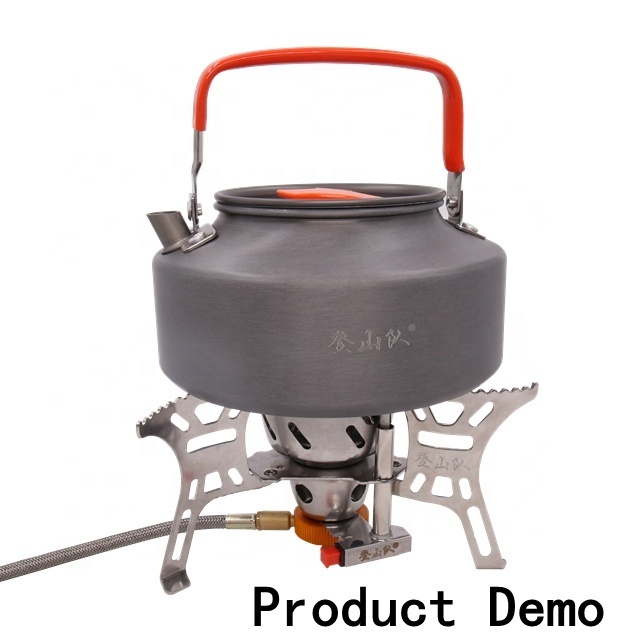 Good Quality Outdoor 1.1L aluminum camping kettle