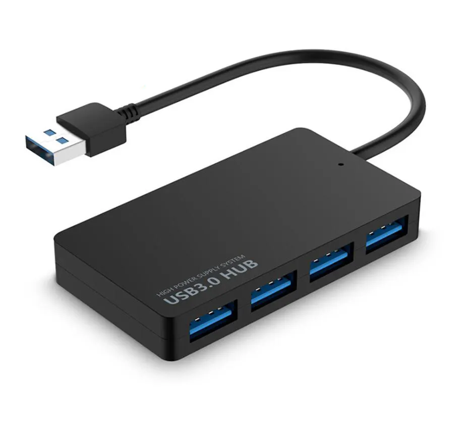 JKS High Speed 4  in 1  USB 3.0 Hub 4 Port USB 3.0 Por Hub  USB Hub Super Thin for PC Accessories