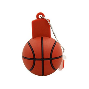 Cheap Price Basketball PVC USB Sticks With Custom Logo Basketball Shape USB Flash Drives