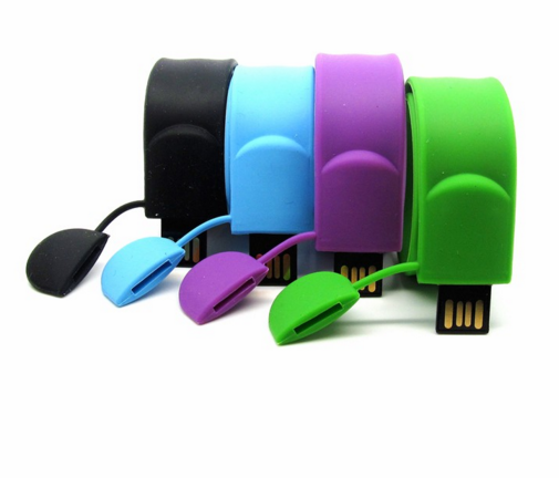 Bracelet Pen Drive 64gb USB 32gb 16gb 8gb Slap Wristband Flash Drive 2.0 Memory Stick Portable Silicone Disk