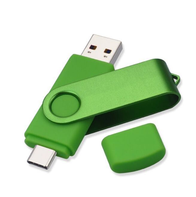 2023 hot selling wholesale 2 in 1 metal otg usb flash drives  multi-function otg usb flash drive 16gb32gb64gb128gb