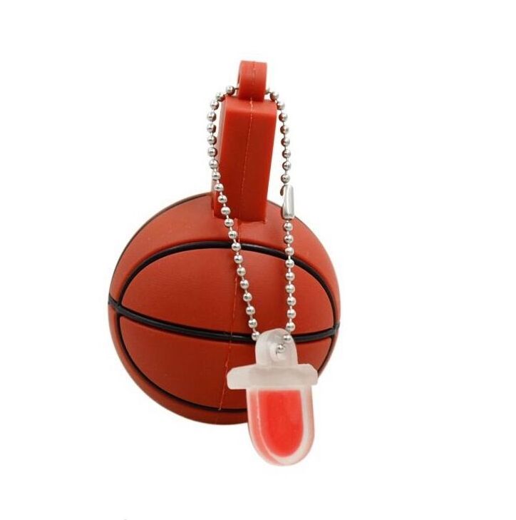 16 GB Basketball USB Flash Drives With Key Chains Full Capacity Good Chips 2 Years warranty PVC Basketball USB Sticks