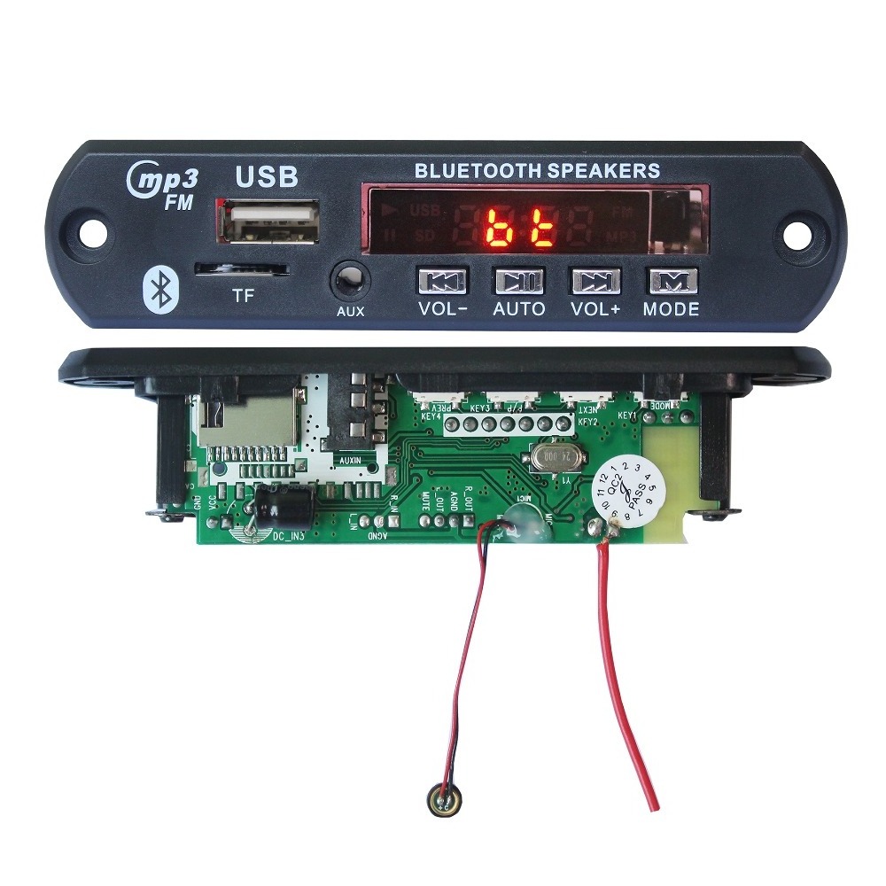 PCB mp3 usb player bt audio record receiver board