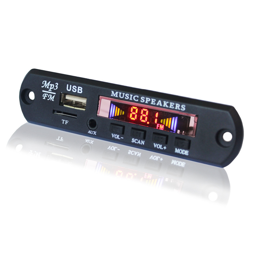 Car Mp3 Player 5V Volt Usb Deocder Radio Fm Transmitter Module ,Cheap Speaker Audio Circuit Decoder Board With Tf Card