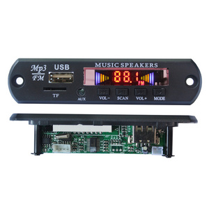 Car Mp3 Player 5V Volt Usb Deocder Radio Fm Transmitter Module ,Cheap Speaker Audio Circuit Decoder Board With Tf Card