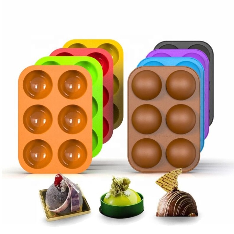 Chocolate Molds Silicone for Baking Semi Sphere Silicone Molds Baking Mold for Making Hot Chocolate Bomb Cake Jelly Dome Mousse