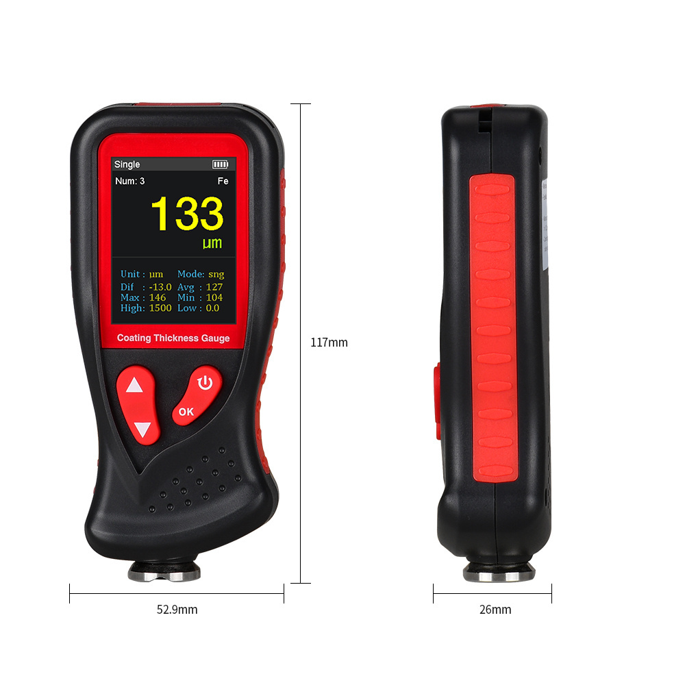 GT230 Digital Film Coating Thickness Gauge Meter Portable Car Paint ...