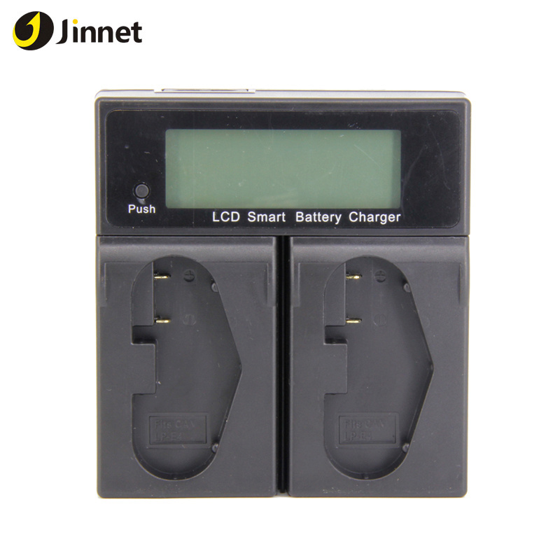 Dual Battery Charger for Nikon MH-26 EN-EL18 EN-EL18a and Nikon D4, D4S (with Adapter for Canon LP-E4, LP-E4N)