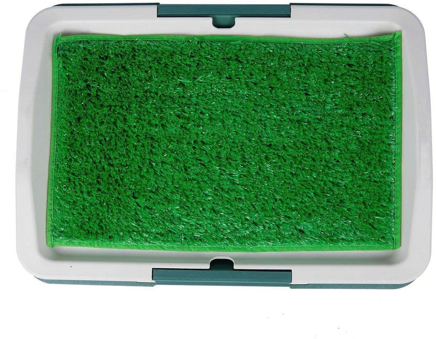 Artificial Grass Indoor Potty Trainer Tray Puppy Dog Training Pet Toilet Dog Grass Pee Pad Sustainable Litter Cat Scoop Plastic