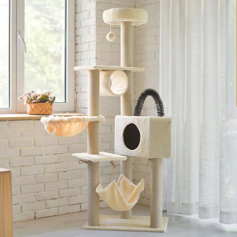 Petdom Cats Toy Hammock Arbre A Chat Cat Tree Tower Tall Funny Cat Scratching Post House Scratcher Casa Para Gato