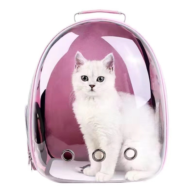 Airline-Approved Ventilate Transparent Capsule Travel Use Cat Backpack Carriers Bag