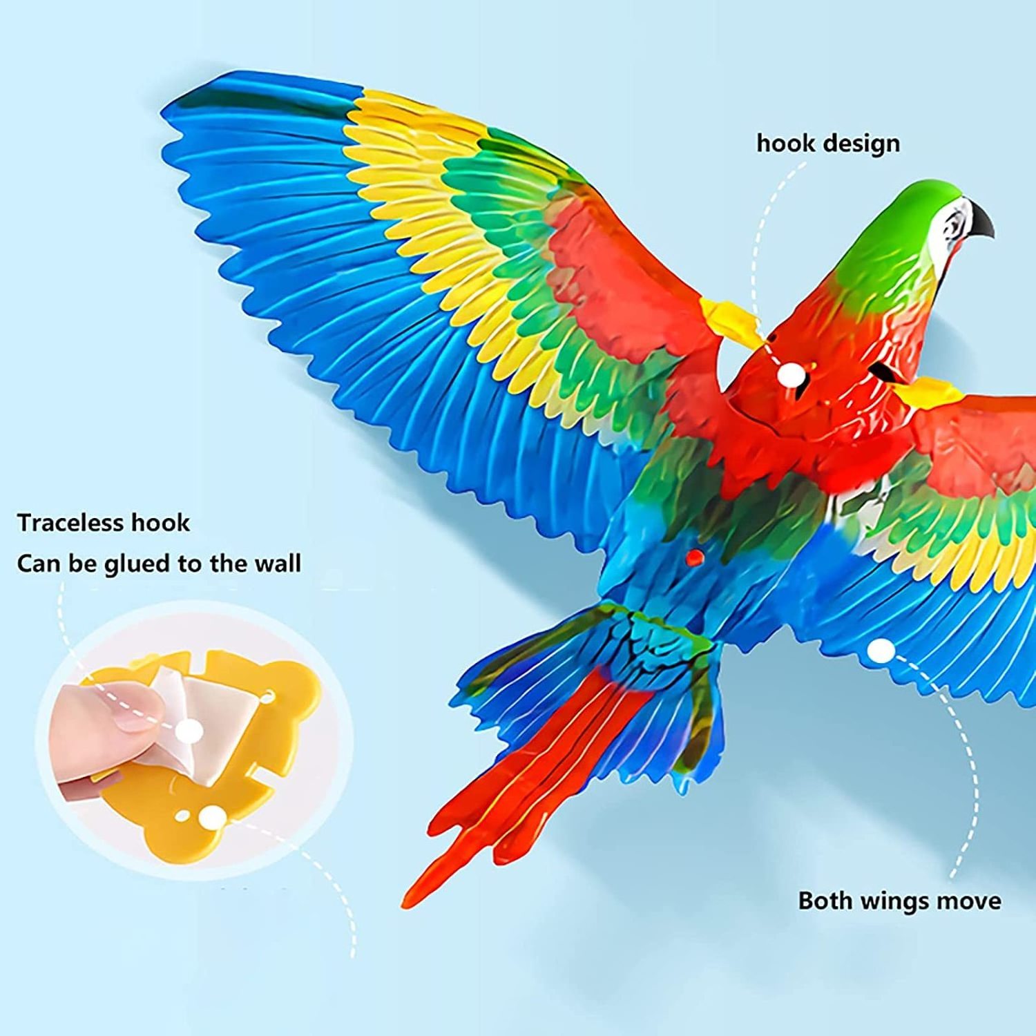 Petdom Hanging Eagle Flying Teasering Play Kitten Dog Toys Animals Cat Accessories Supplies Simulation Bird Cat Interactive Toys