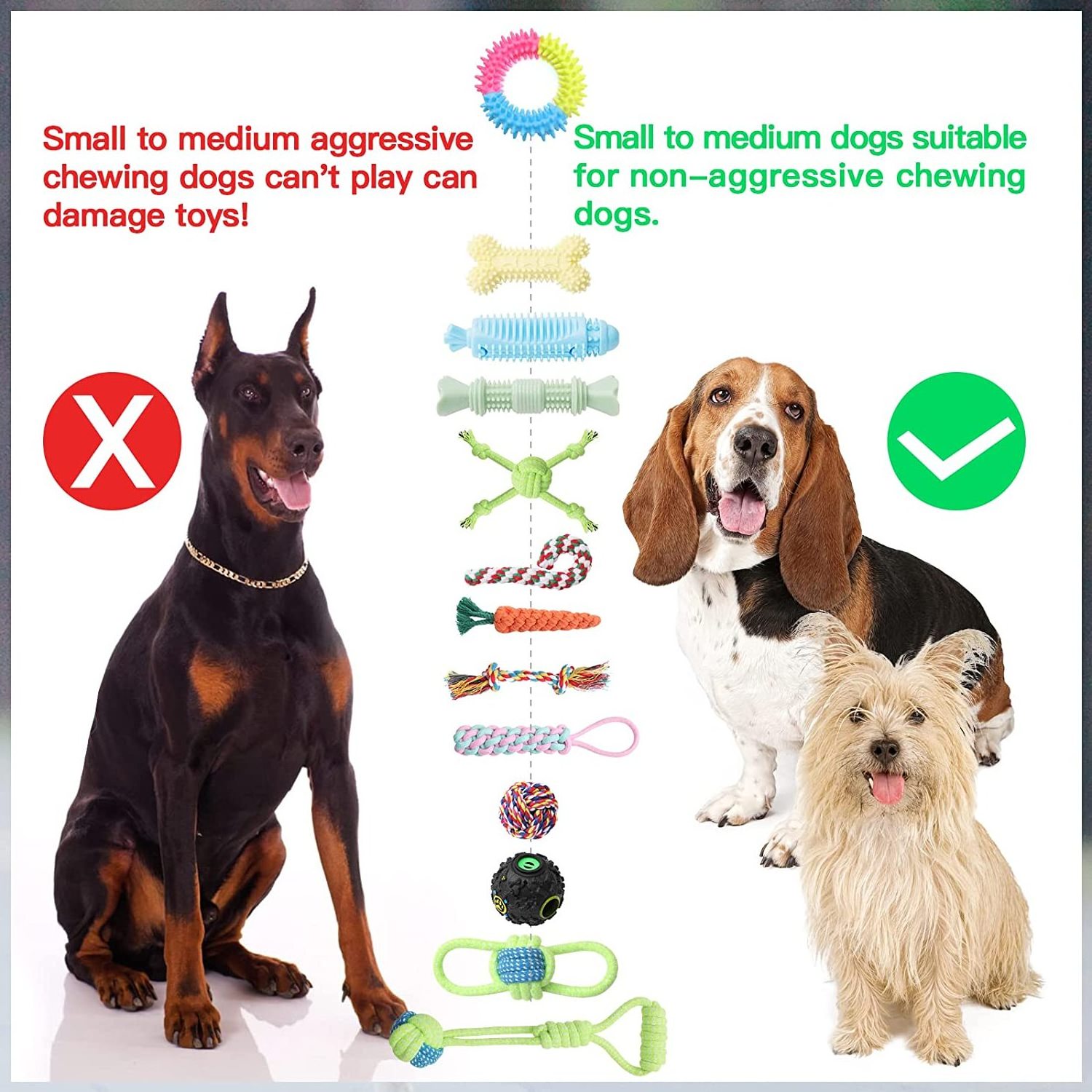 Wholesale Dental Custom Cotton Durable Rope Dog Chew Set Other Pet Toy