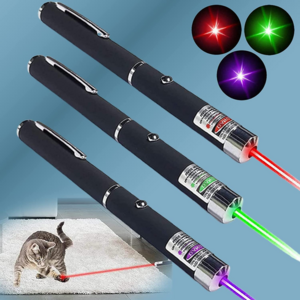 Petdom High Power Laser Light Pen Playing Training Chaser Interactive Cat Toys for Indoor Cats Dogs Pet Pointer Toys Sustainable