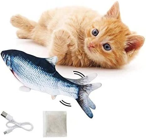 PETDOM wholesale Best Pet Cat Catnip Interactive Chew Electronic Puzzle Dog Fish Toys Supplies cat toy