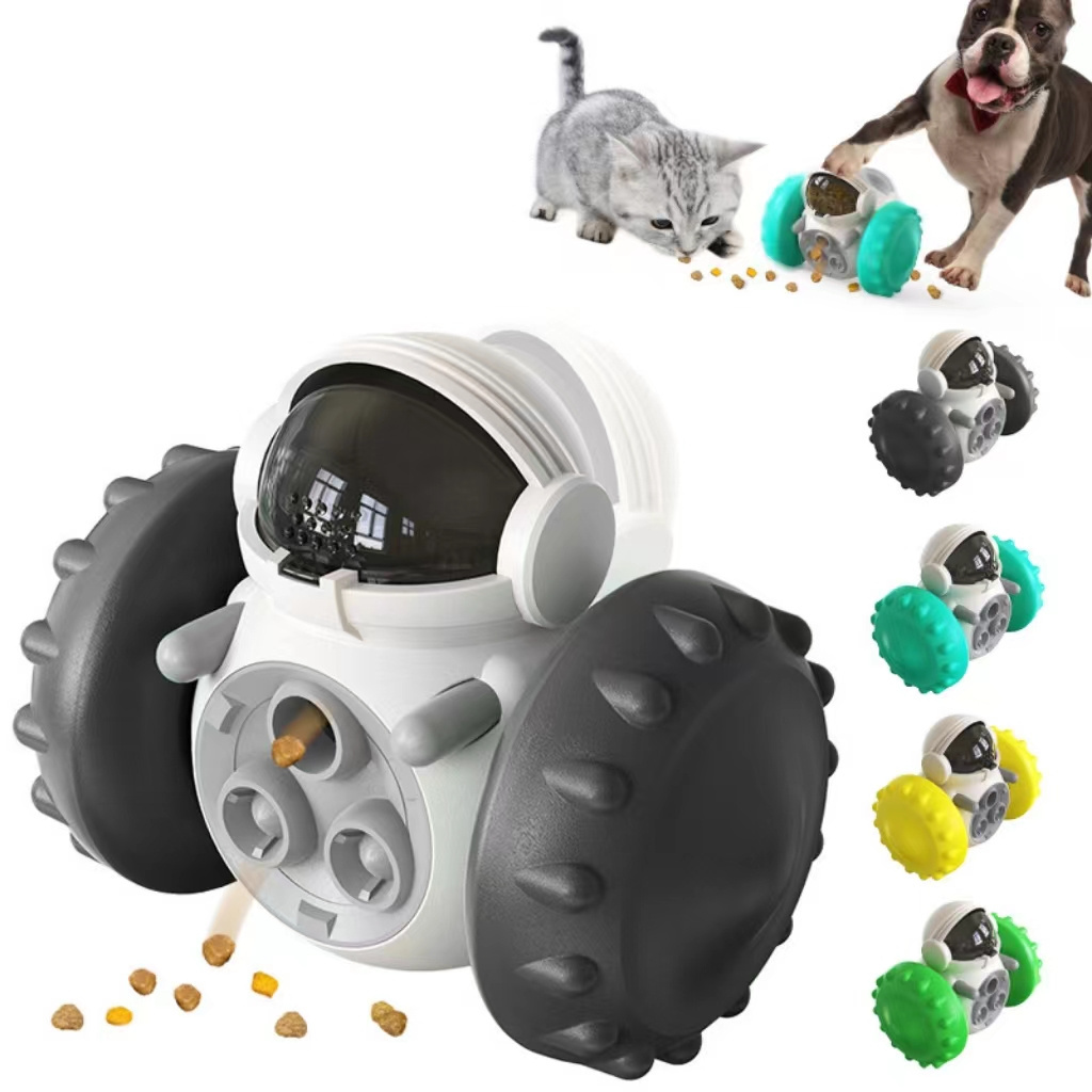 Petdom Puzzle Slow leak Feeder Toys for Dogs Fun Multifunction Interactive Chase Dog Cat Toys Pet Leaky Food Indoor Outdoor Toy