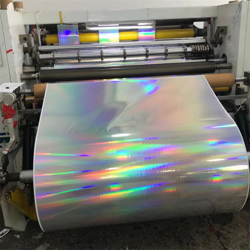 Self adhesive A4 Size Sticky Paper Inkjet Laser Print Self Adhesive Holographic Film Hologram rainbow film for label printing