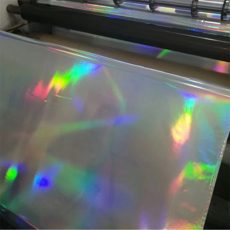 Self adhesive A4 Size Sticky Paper Inkjet Laser Print Self Adhesive Holographic Film Hologram rainbow film for label printing