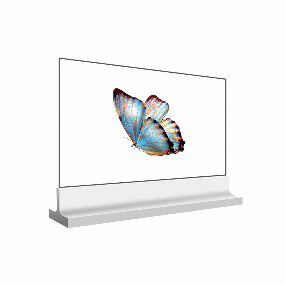 30 inch vertical OLED transparent advertising screen commercial display