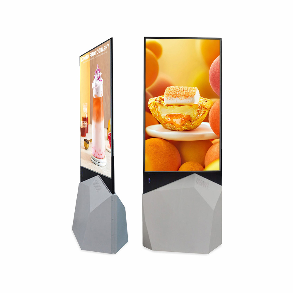 Commercial display vertical double-sided advertising machine propaganda double-sided screen