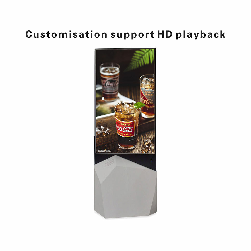 Commercial display vertical double-sided advertising machine propaganda double-sided screen