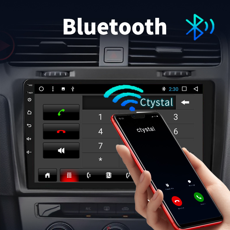 Custom Cheap Good Price 7 inch Android Universal Car Radio 2.5D Screen IPS Screen BT GPS Carplay Car Multimedia Player