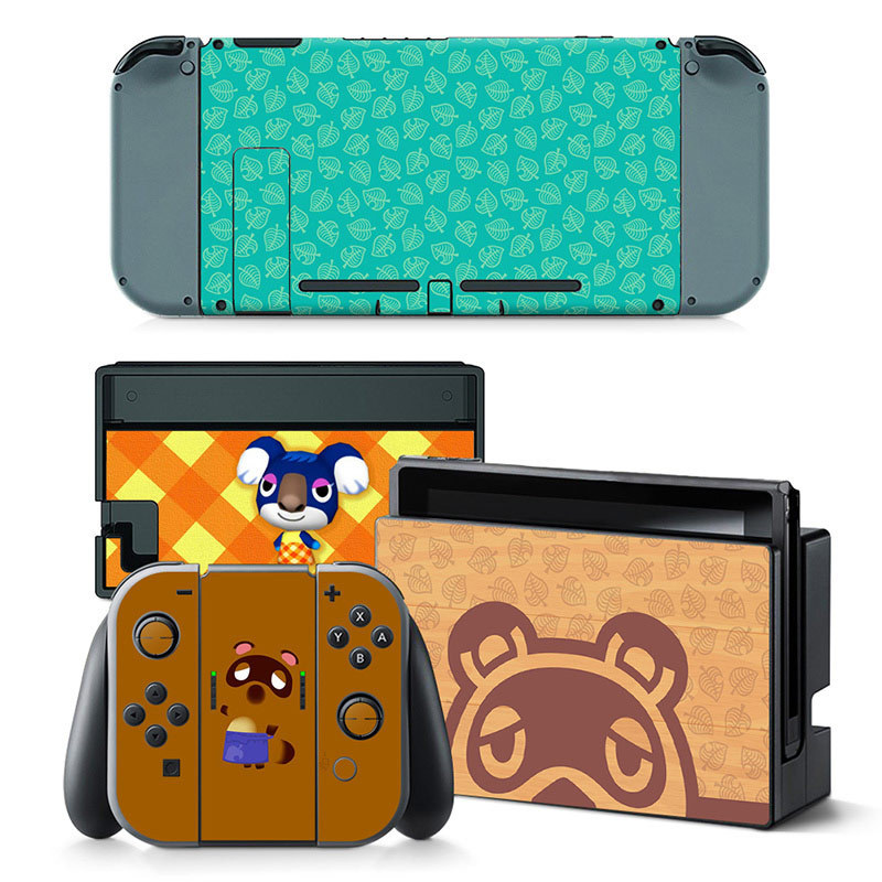 Front&Back Vinyl Skin Sticker Decal Cover for Nintendo Switch Console and JoyCon Controller