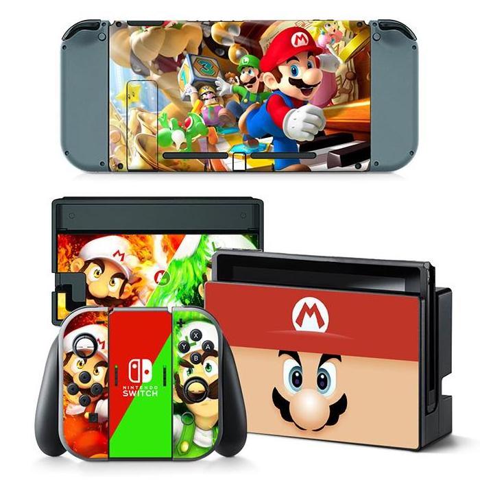 Front&Back Vinyl Skin Sticker Decal Cover for Nintendo Switch Console and JoyCon Controller