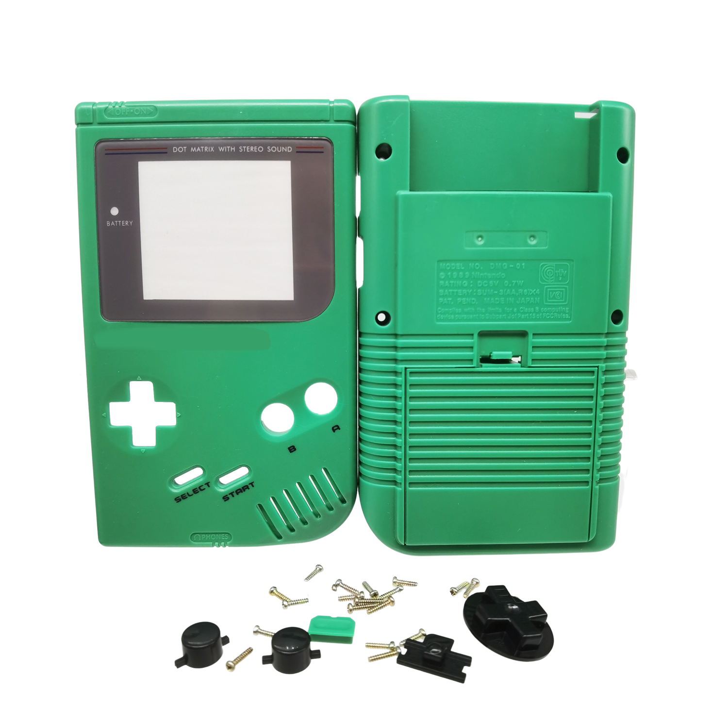 Full Housing Shell Case Cover for Nintendo Gameboy Classic 1989 GB DMG Console light green