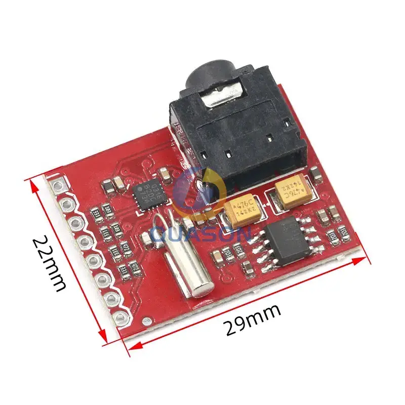 Si4703 RDS FM Radio Tuner Evaluation Breakout Module For Arduino AVR PIC ARM Radio Data Service Filtering Carrier Module