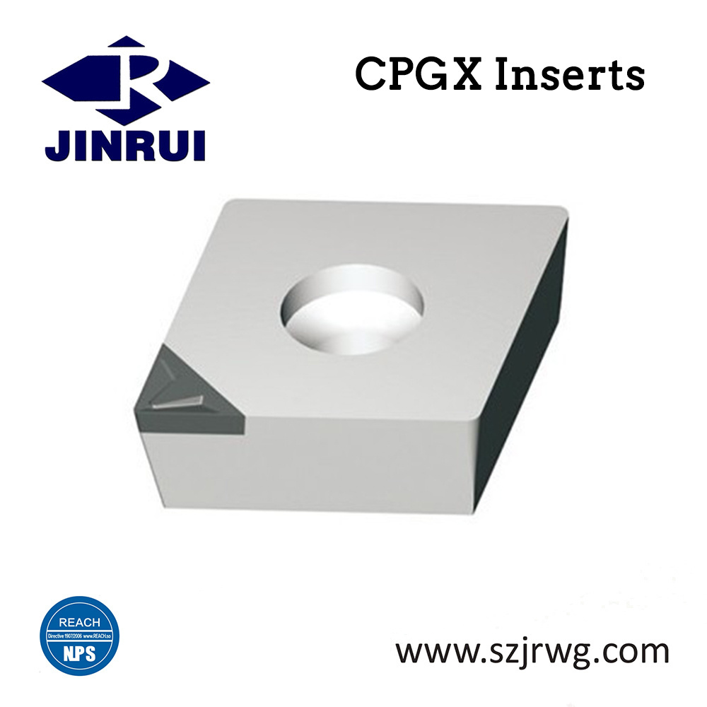 JINRUI  CNC turning tool customized CPGX Innovative PCD CBN MCD Cutting Inserts