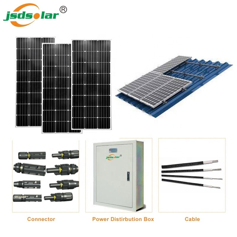 Jinsdon complete solar set 25kw off grid solar kit 220v 25000w solar energy storage system for home use industrial commercial