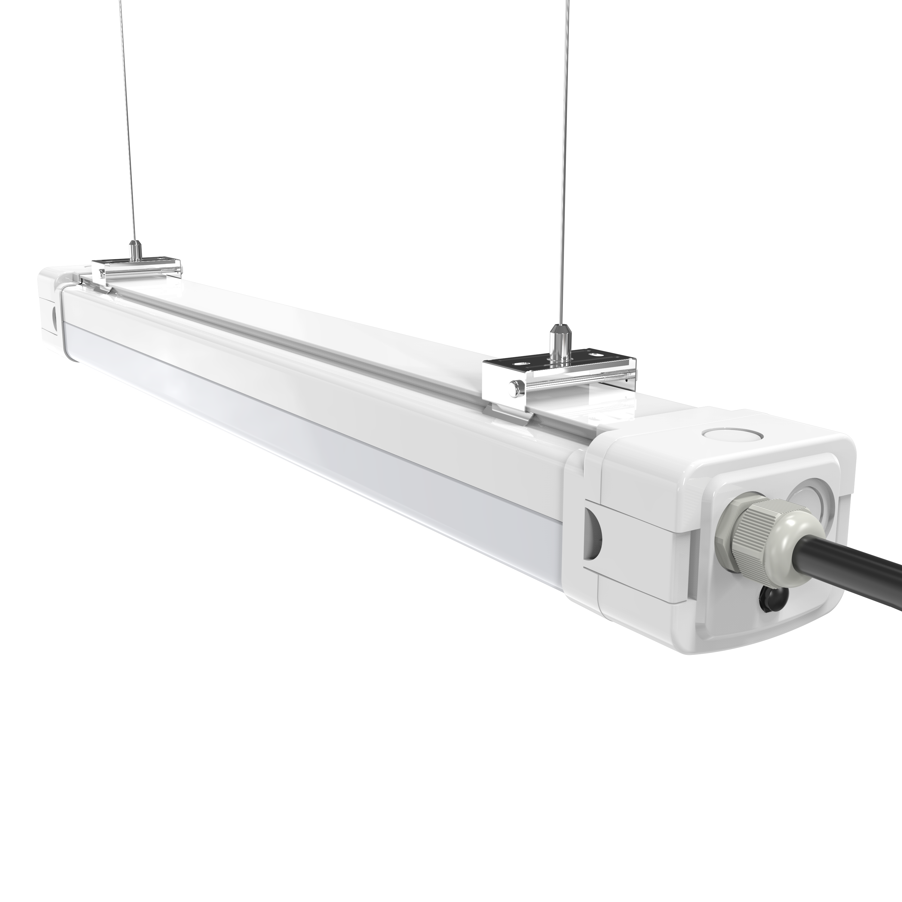 Light Waterproof Led Tube Linear Fixture Industrial Ip65 130LM/W Suspended Ceiling Led Tri-proof lights