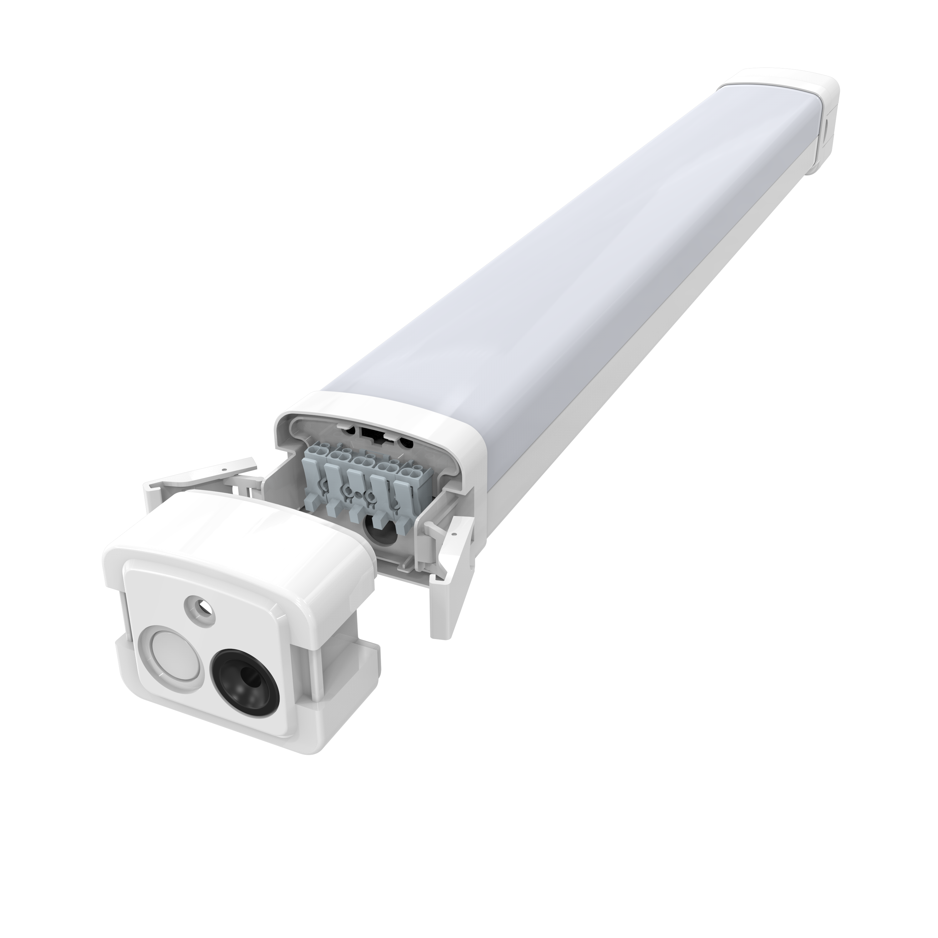 Light Waterproof Led Tube Linear Fixture Industrial Ip65 130LM/W Suspended Ceiling Led Tri-proof lights