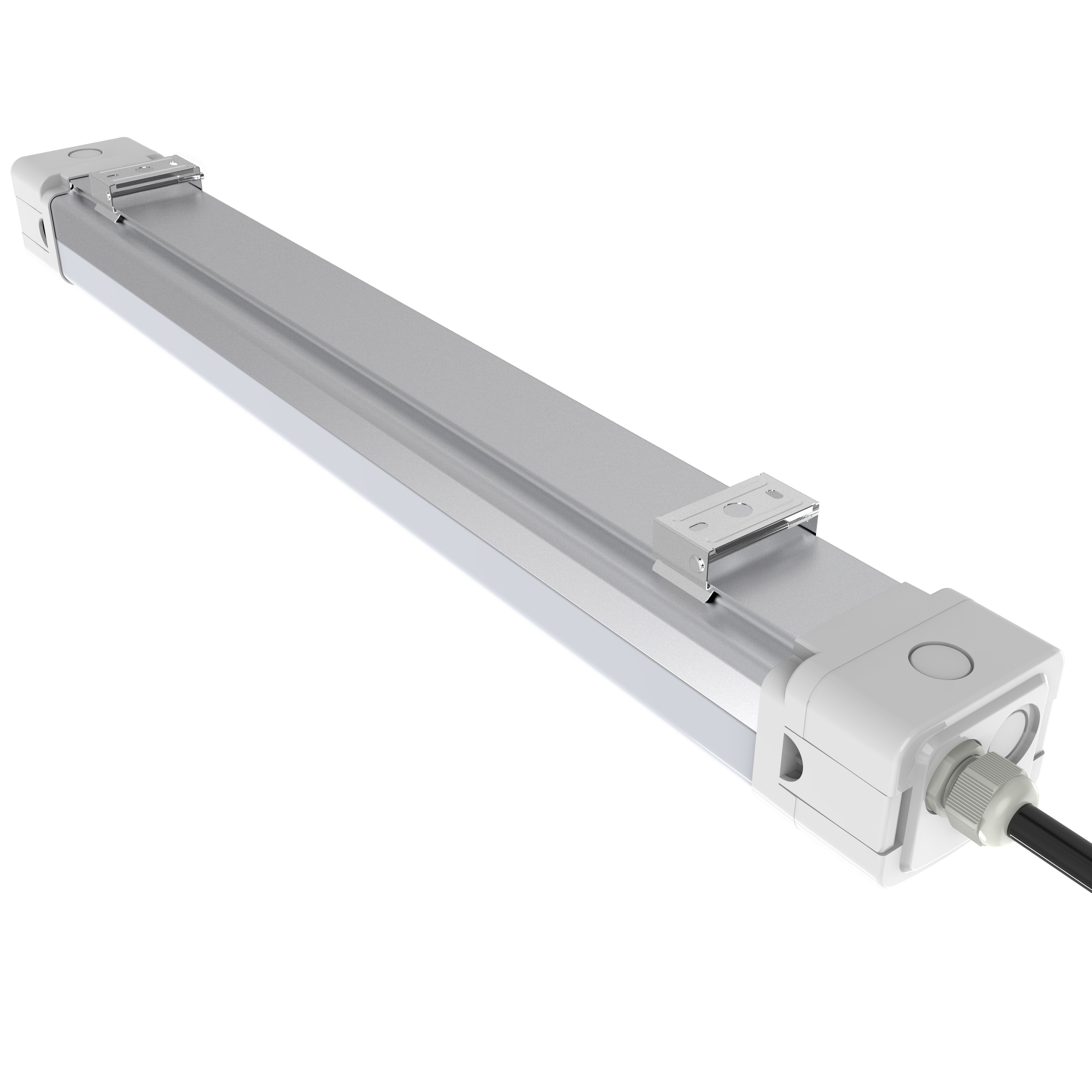 Light Waterproof Led Tube Linear Fixture Industrial Ip65 130LM/W Suspended Ceiling Led Tri-proof lights