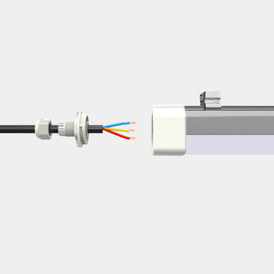 tri-proof batten light aluminum 3CCT Tri-proof Dali  linkable fixture ip65 linear led light