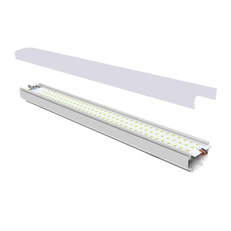 tri-proof batten light aluminum 3CCT Tri-proof Dali  linkable fixture ip65 linear led light