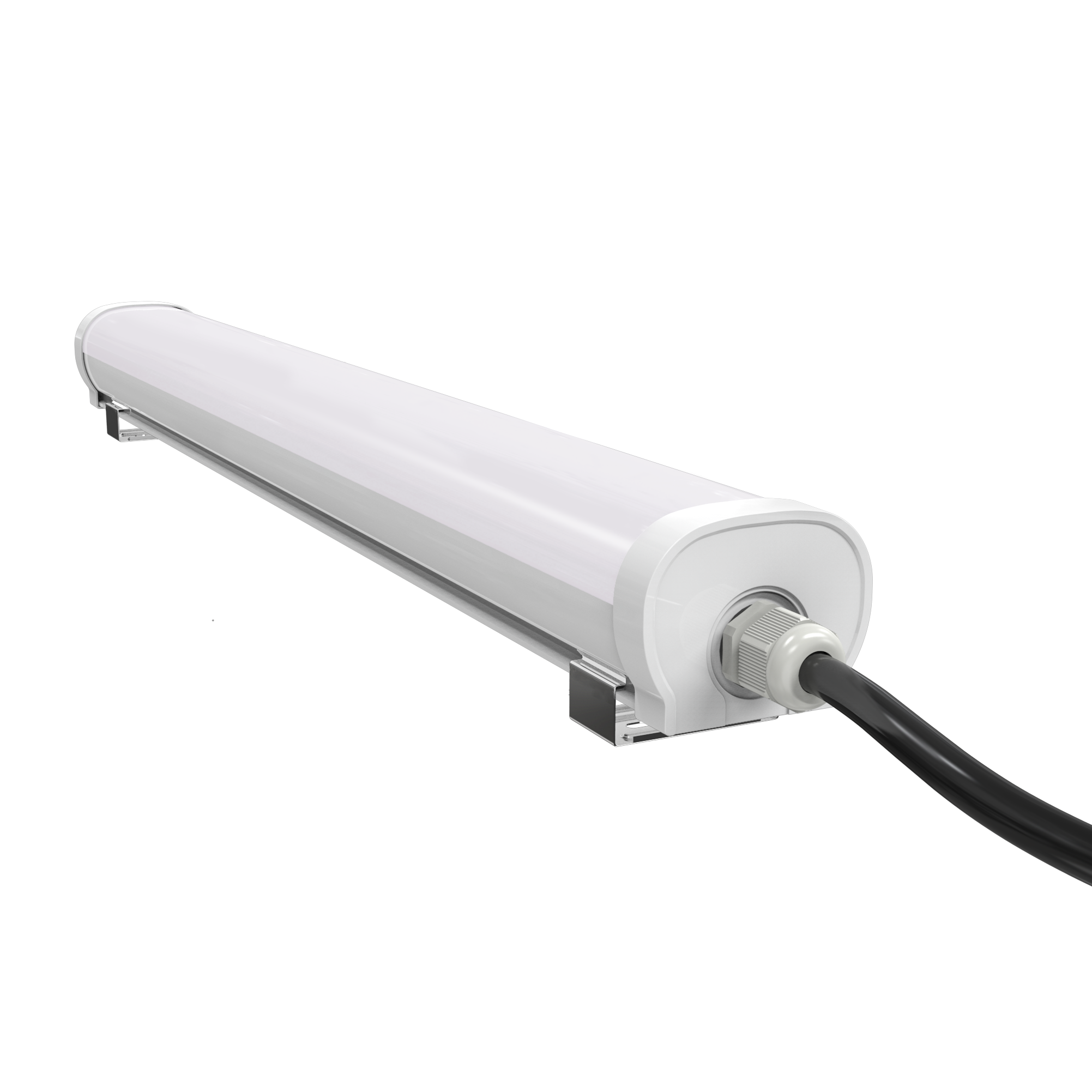 Ip65 Ik10 Tri-proof Light PC Cover 130lm/w For Parking Lot Led Linear Batten