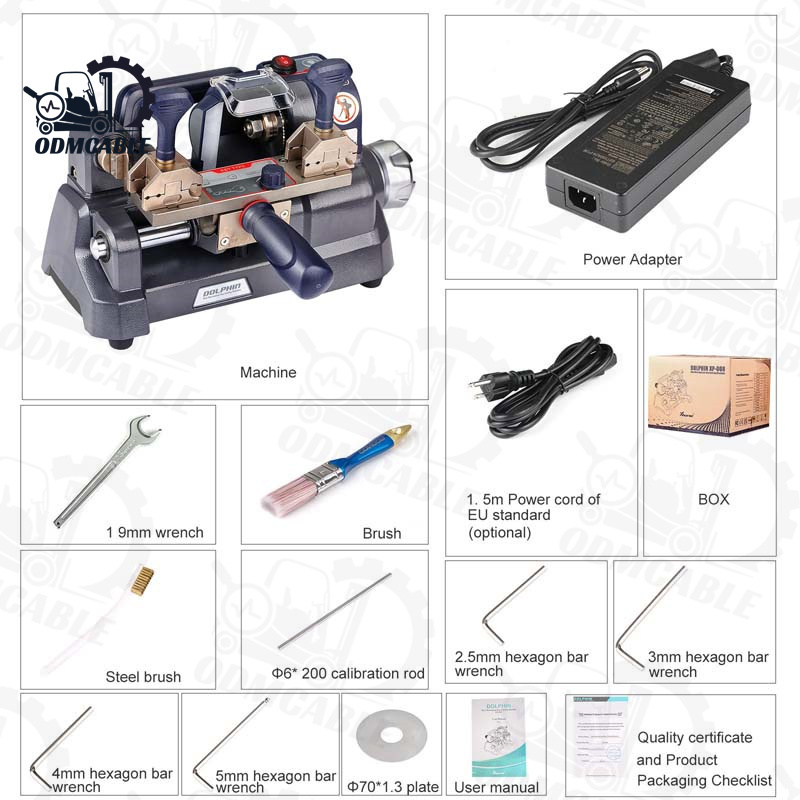 2022 Newest Xhorse Dolphin XP-008 XP008 Mini Mechanical Key Cutting Machine